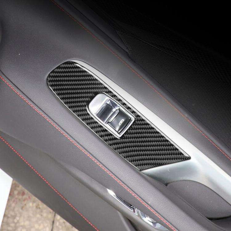 For Chevrolet Corvette C8 Left-Hand Drive Door Lift Panel Sticker - Black