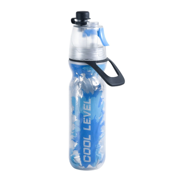401-500ml Summer Outdoor Keep Cold  PE Spray Cup Direct Drinking Sports Bottle