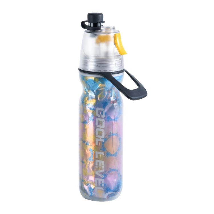 401-500ml Summer Outdoor Keep Cold  PE Spray Cup Direct Drinking Sports Bottle