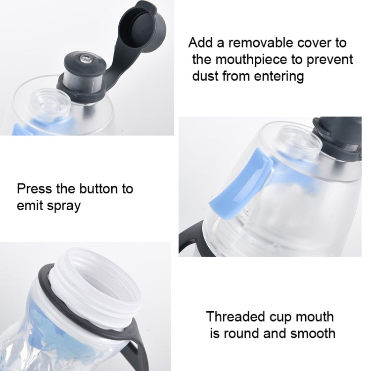 401-500ml Summer Outdoor Keep Cold  PE Spray Cup Direct Drinking Sports Bottle