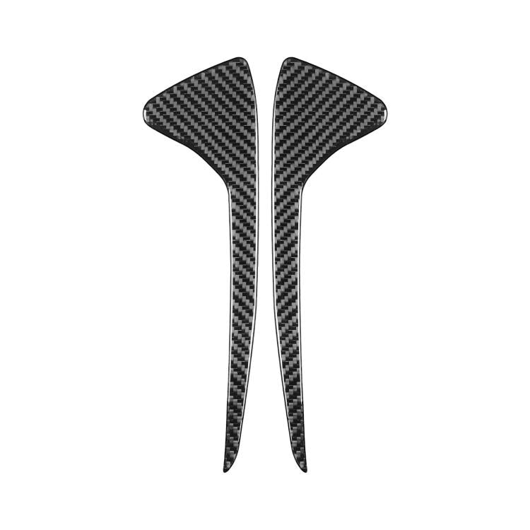 For Chevrolet Corvette C8 2pcs /Set Front Groove Side Decoration Sticker - Black