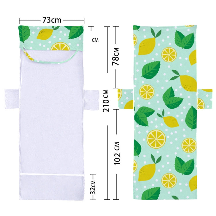 Microfiber Beach Recliner Cover Absorbent Quick Dry Recliner Mat