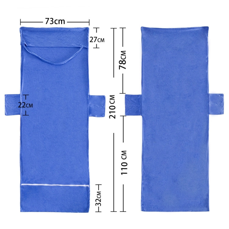 Microfiber Absorbent Quick Dry Double Layer Zipper Beach Chair Cover