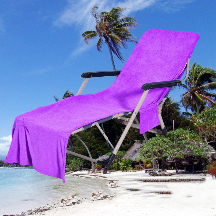 Microfiber Absorbent Quick Dry Double Layer Zipper Beach Chair Cover