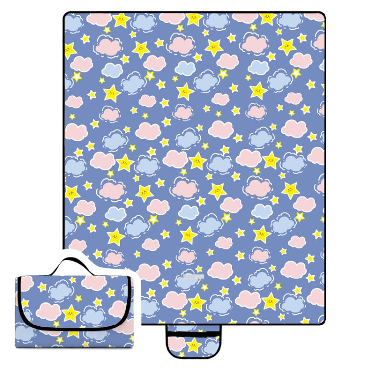 Y002 Outdoor Portable Oxford Cloth Picnic Mat Waterproof Moisture-proof Picnic Cloth(1.5x2m)