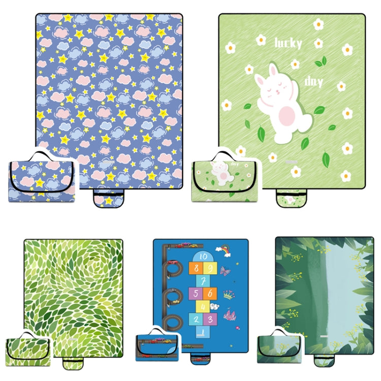 Y005 Outdoor Portable Oxford Cloth Picnic Mat Waterproof Moisture-proof Picnic Cloth(1.5x2m)