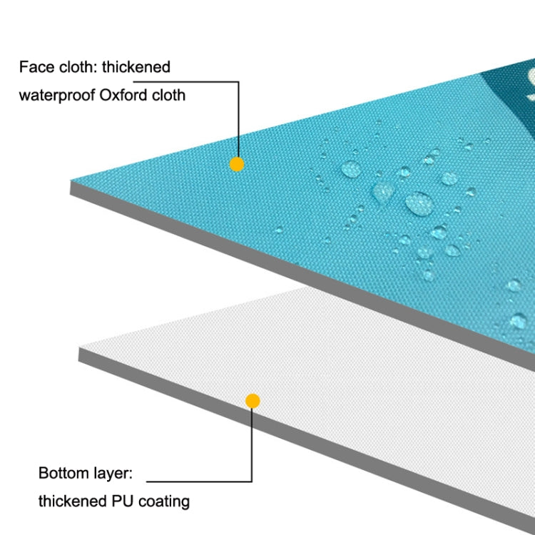 Y005 Outdoor Portable Oxford Cloth Picnic Mat Waterproof Moisture-proof Picnic Cloth(1.5x2m)