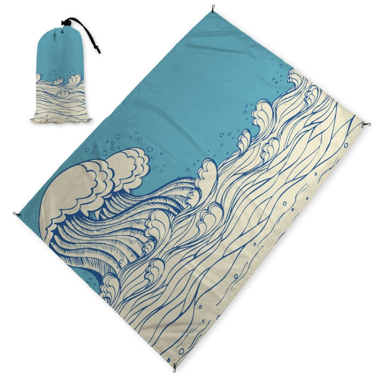 C023 Outdoor Seaside Beach Mat Lightweight Sandproof Waterproof Picnic Mat(140x200cm)