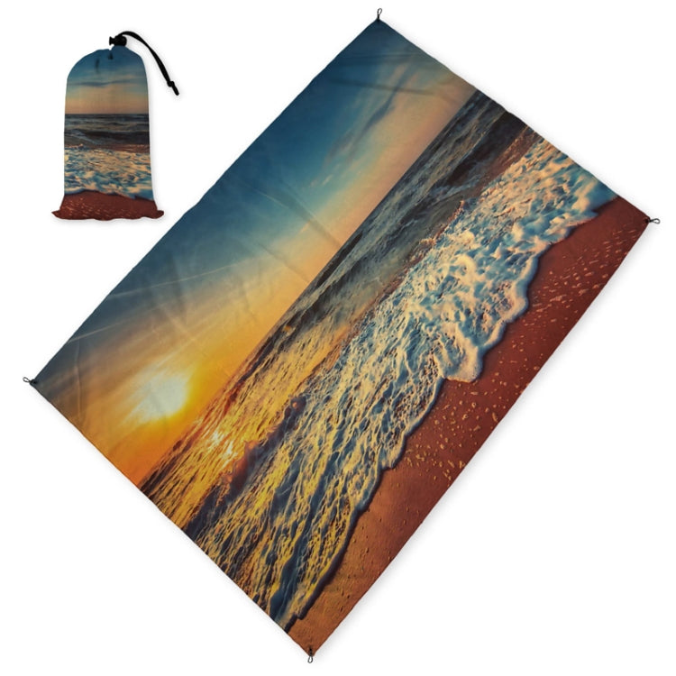 C025 Outdoor Seaside Beach Mat Lightweight Sandproof Waterproof Picnic Mat(140x200cm)