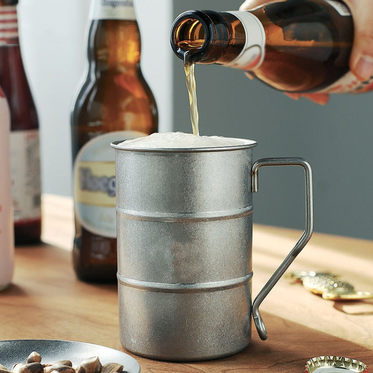 304 Stainless Steel Outdoor Picnic Camping Water Cup, Spec: Retro