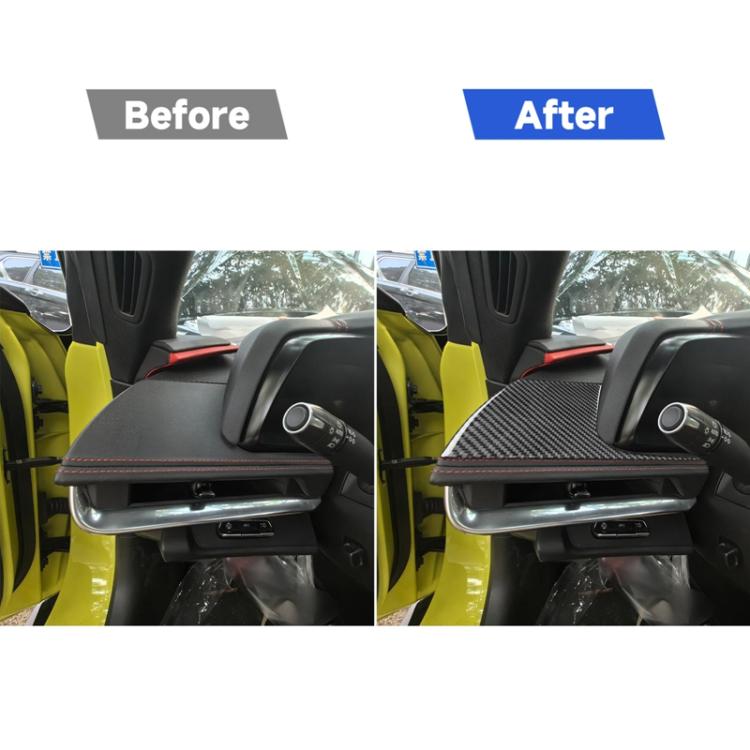 For Chevrolet Corvette C8 Left-Hand Drive Main Driver Side Decorative Stickers - Black