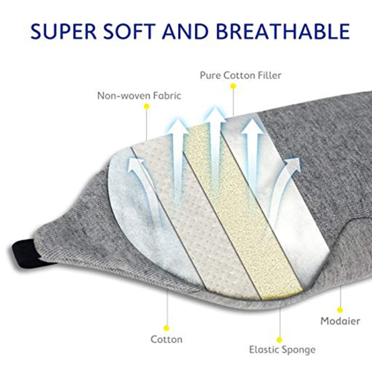 Wire Nose Adjustable Breathable Sleeping Eye Mask