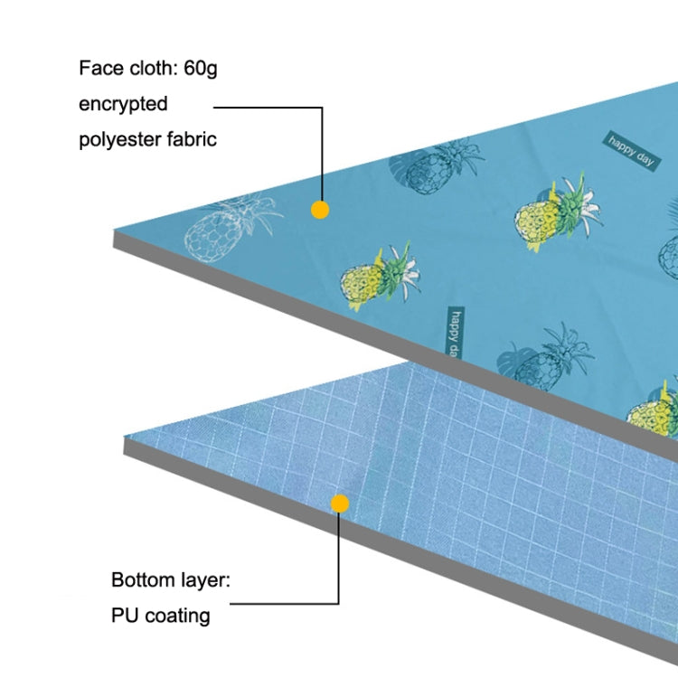 C017 Outdoor Beach Mat Lightweight Thickened Sandproof Waterproof Picnic Mat(140x200cm)