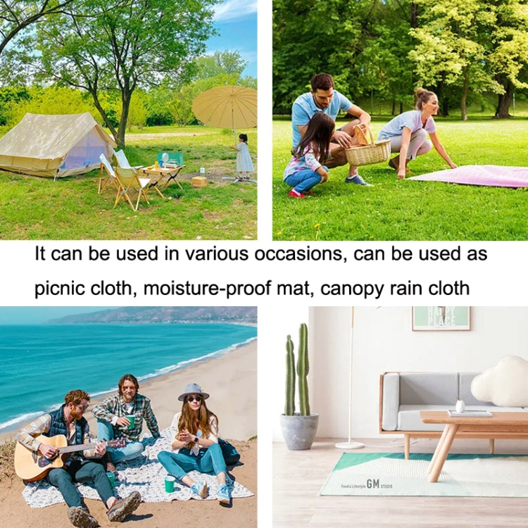 C017 Outdoor Beach Mat Lightweight Thickened Sandproof Waterproof Picnic Mat(140x200cm)