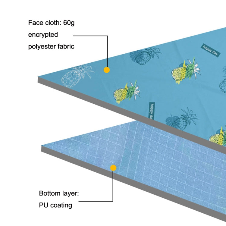 C011 Lightweight Thickened Waterproof Beach Mat Sandproof Outdoor Picnic Mat(140*x200cm)