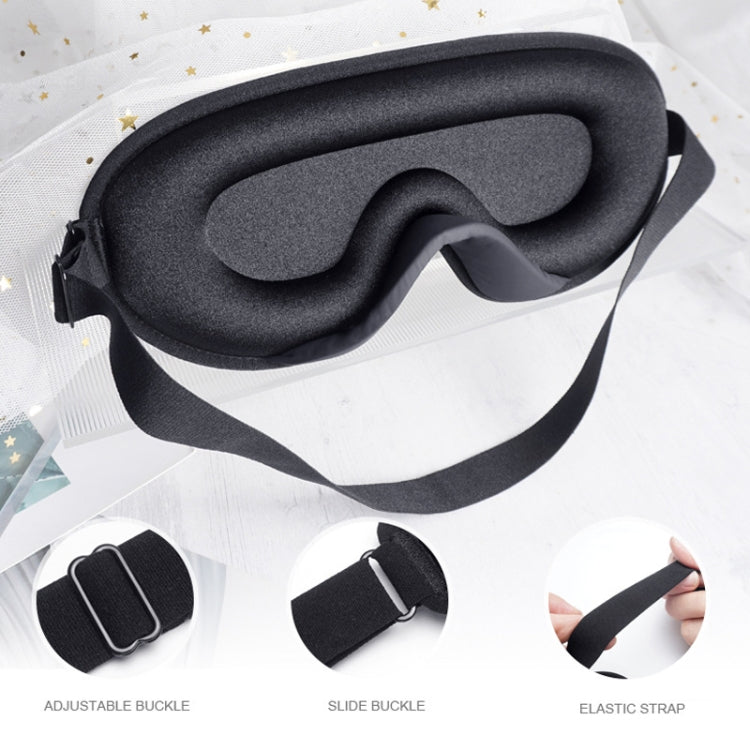Three-Dimensional Breathable Hollow Sleep Shading Eye Mask, Specification: Champagne Color