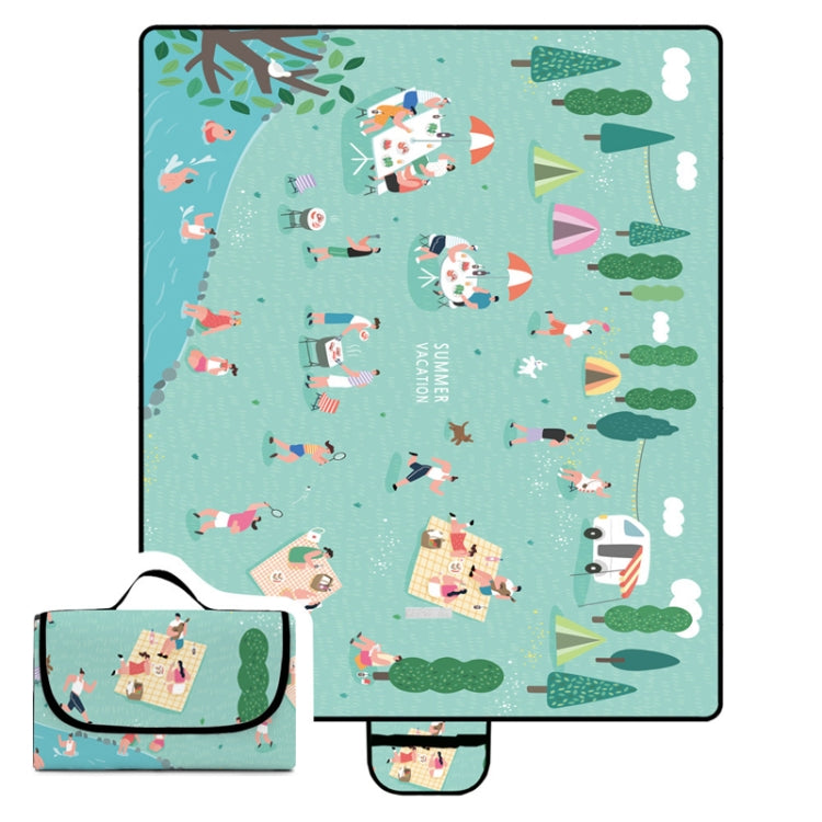Y012 Outdoor Thickened Moisture-proof Waterproof Portable Camping Mat(1.5x2m)