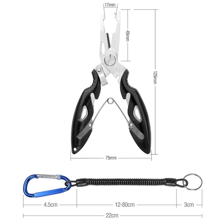 2 PCS Lure Fishing Pliers Hook Picker Lure Pliers + Anti-lost Rope