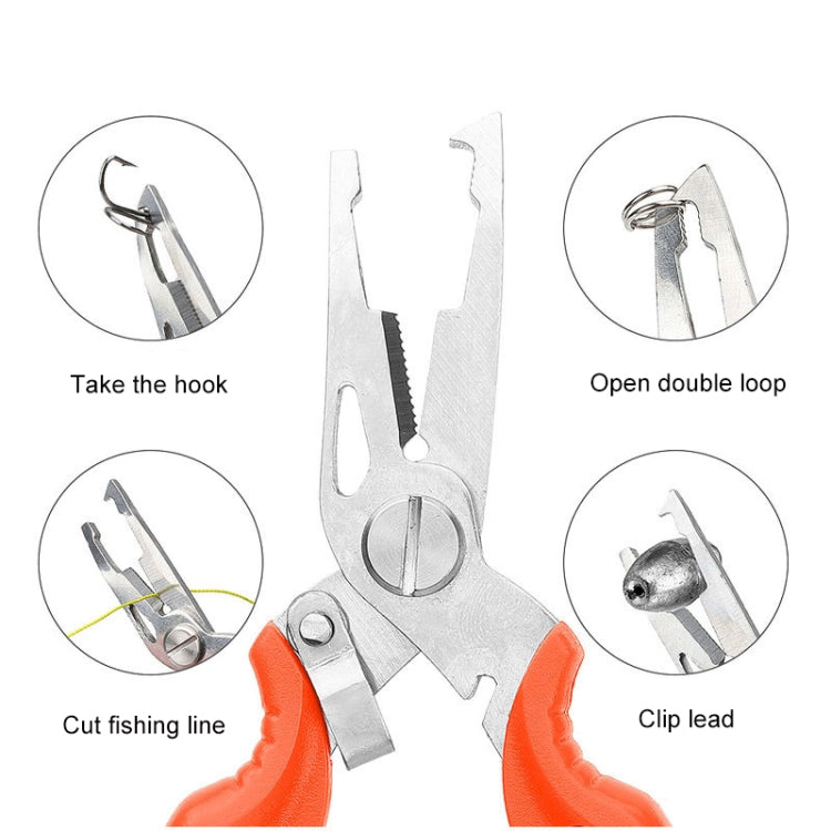 2 PCS Lure Fishing Pliers Hook Picker Lure Pliers + Anti-lost Rope