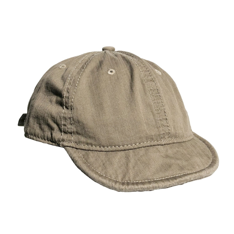 Vintage Washed Distressed Short Brim Hat Baseball Cap
