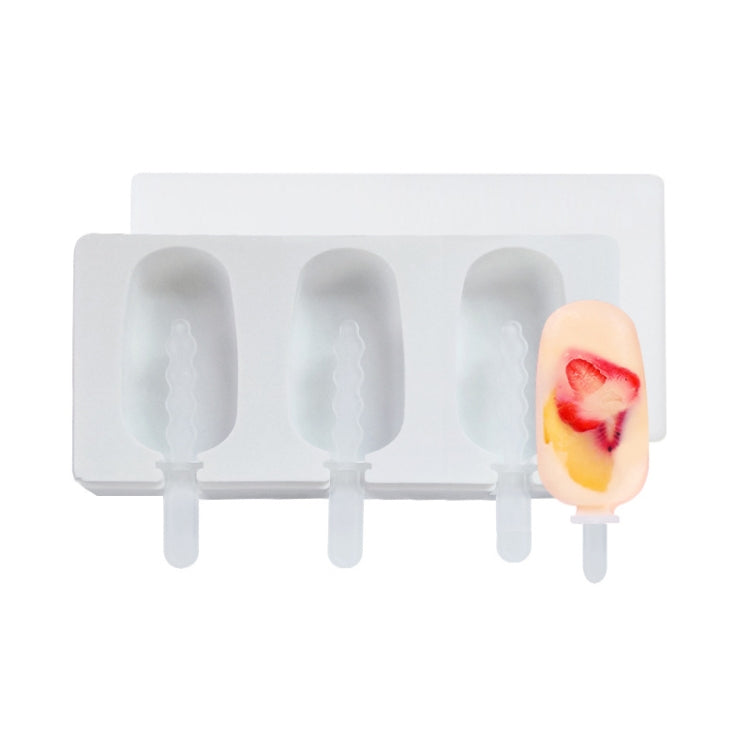 Home Cartoon DIY Ice Cream Silicone Mold With Lid