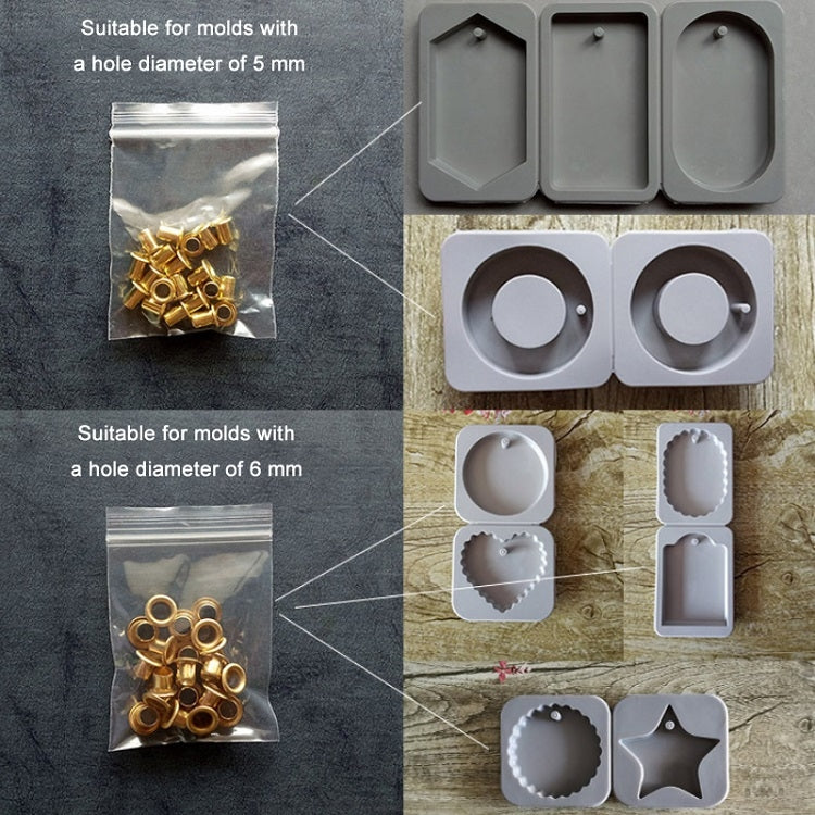 2 PCS DIY Handmade Aromatherapy Gypsum Wax Sheet Silicone Mold, Specification: Lace Ellipse&Castle
