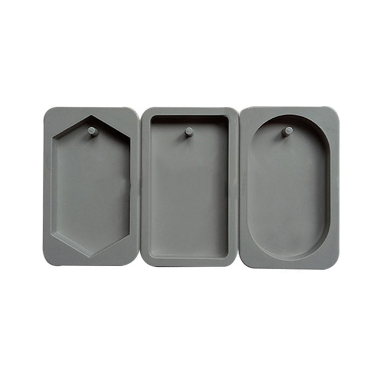2 PCS DIY Handmade Aromatherapy Gypsum Wax Sheet Silicone Mold, Specification: Hexagonal Elliptical