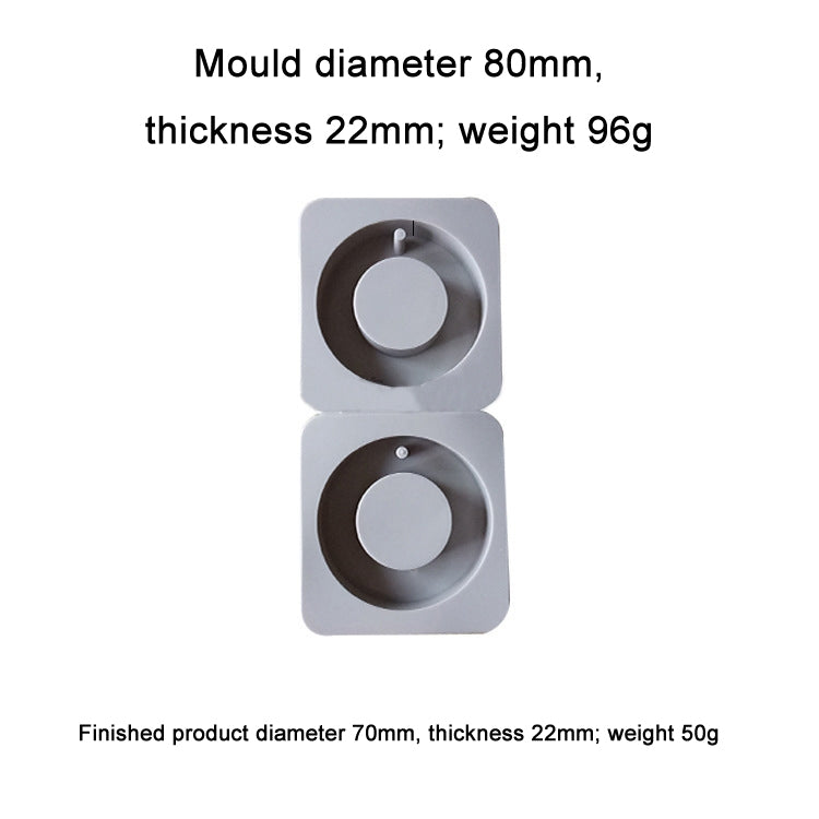 2 PCS DIY Handmade Aromatherapy Gypsum Wax Sheet Silicone Mold, Specification: Ring Set