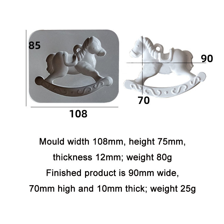 2 PCS DIY Handmade Aromatherapy Gypsum Wax Sheet Silicone Mold, Specification: Rotating Trojan Single