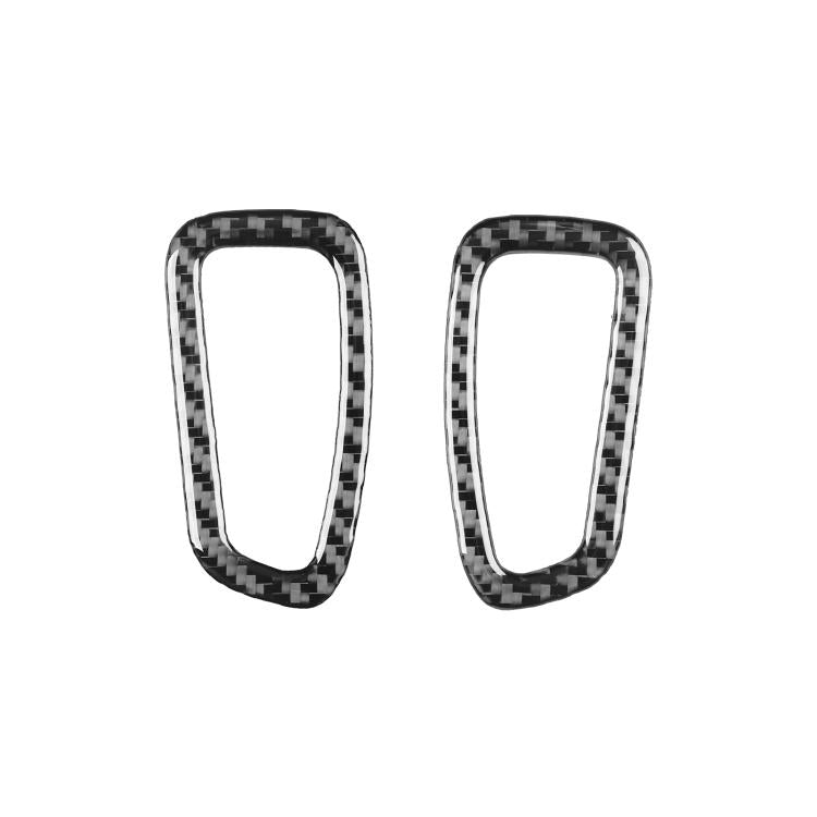 For Chevrolet Corvette C8 2pcs /Set A-Pillar Air Outlet Decorative Stickers - Black