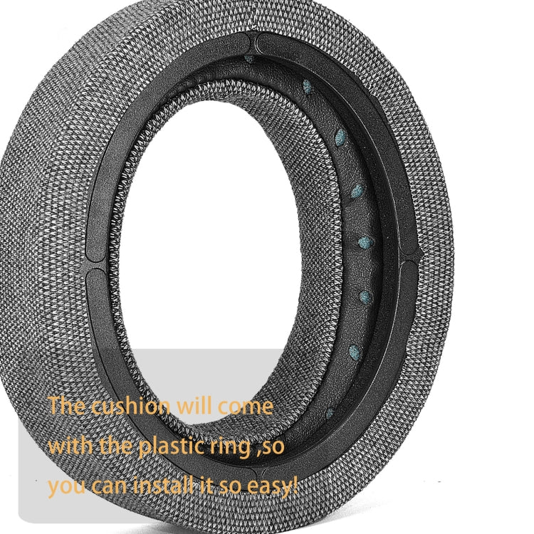 1Pair Earmuffs Earpads  for CORSAIR HS50 Pro HS60 Pro HS70 Pro(Grey Linen Thickened)