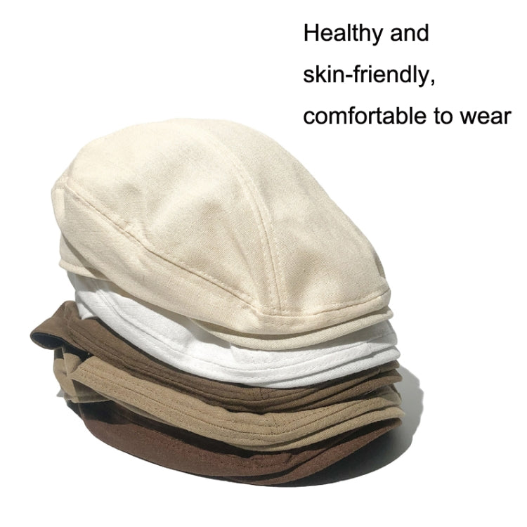 Retro Forward Cap Linen Cap Spring And Summer Beret