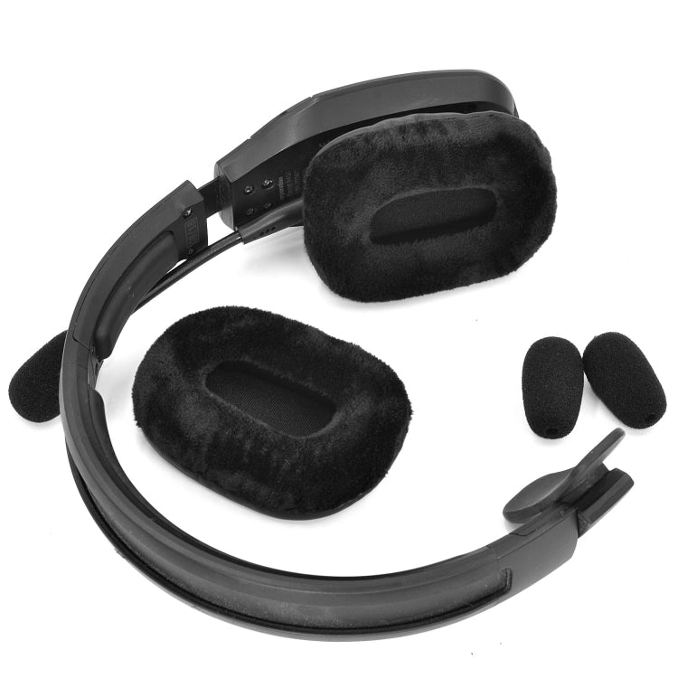 2 PCS  Velvet Earmuffs  For VXI BlueParrott B450-XT B450XT