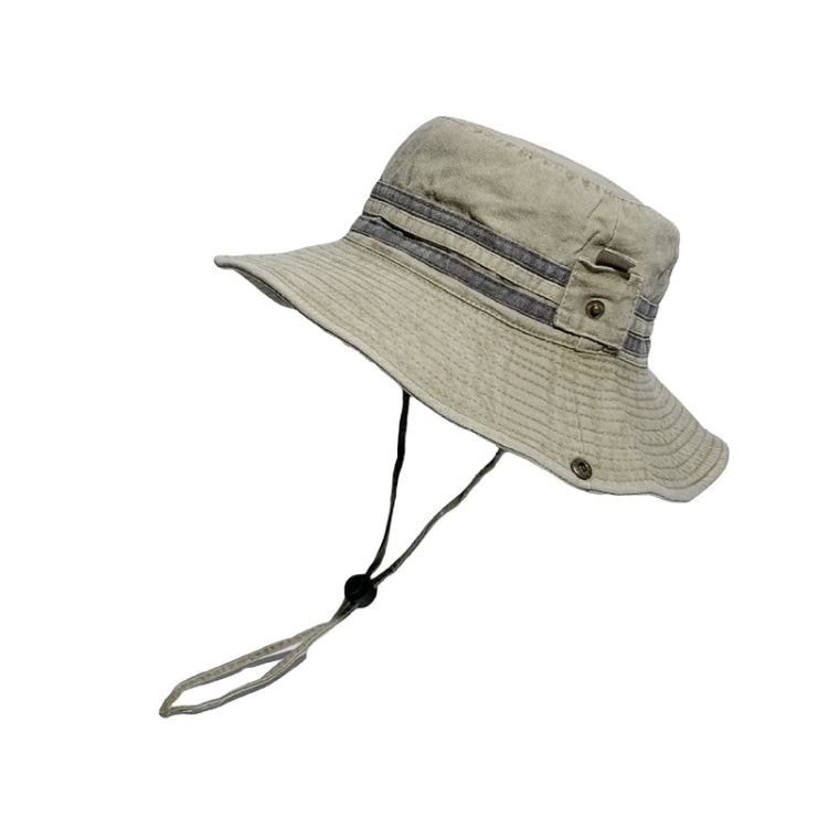 Washed and Distressed Big Brim Fisherman Hat Foldable Sun Hat