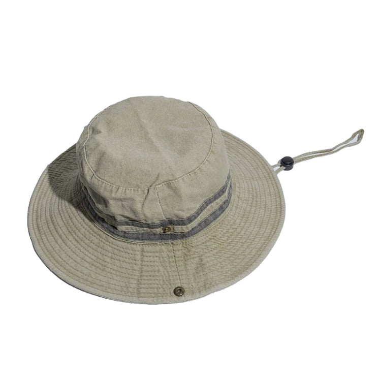 Washed and Distressed Big Brim Fisherman Hat Foldable Sun Hat