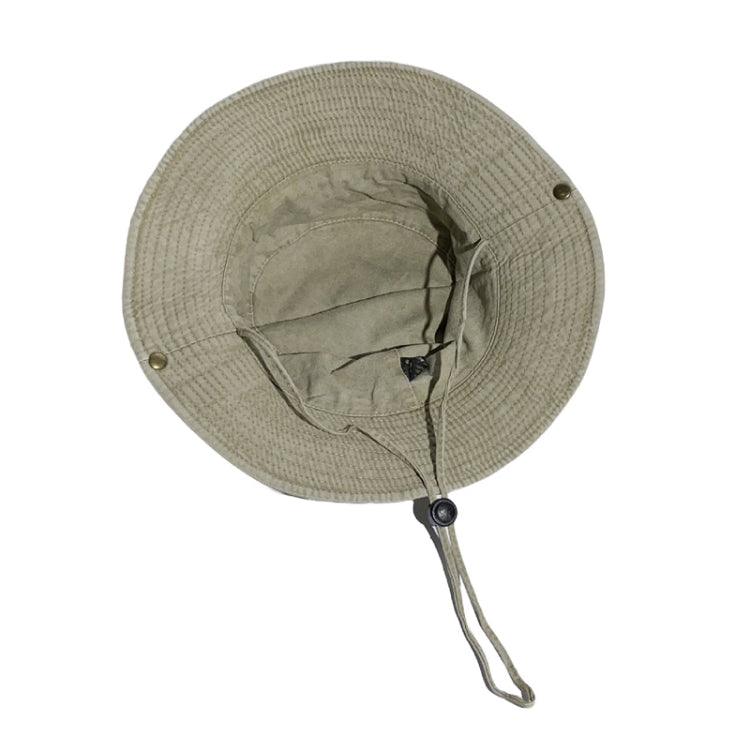 Washed and Distressed Big Brim Fisherman Hat Foldable Sun Hat