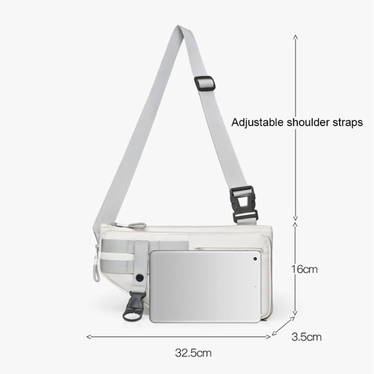 2502 Multi-pocket Large-capacity Sports Single-shoulder Bags