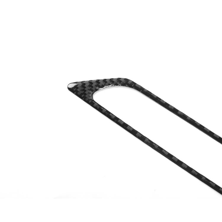 For Chevrolet Corvette C8 Trunk Handle Decoration Sticker - Black