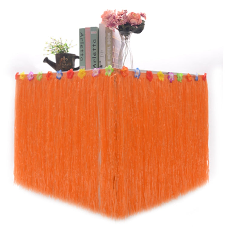 Hawaiian Table Dress Seaside Party Festive Bazaar Table Decorations, Size: 276x