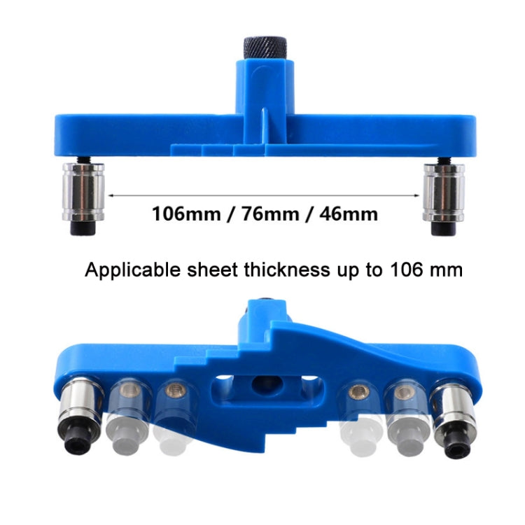DIY Woodworking Hole Locator Self-Centering Marker, Model: Orange Drill Bit+60 Wood Tips+Top