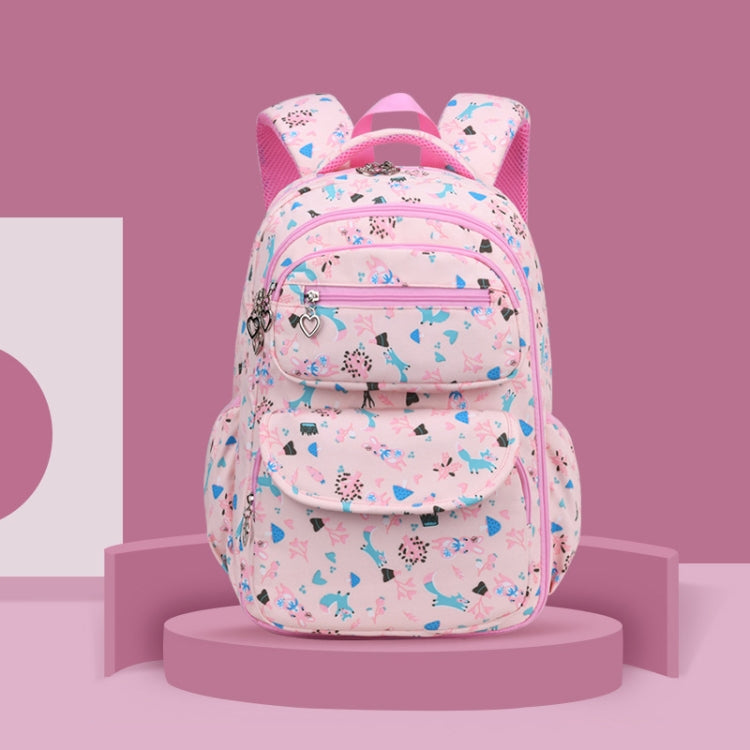 Large Capacity Waterproof Large Opening Children Schoolbag, Size: S (Pink)