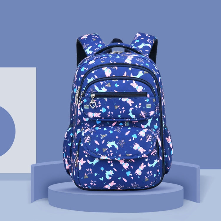 Large Capacity Waterproof Large Opening Children Schoolbag, Size: L (Royal Blue)