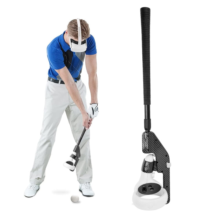 Carbon Fiber Golf Club Adapter for Oculus Quest 2 Controller