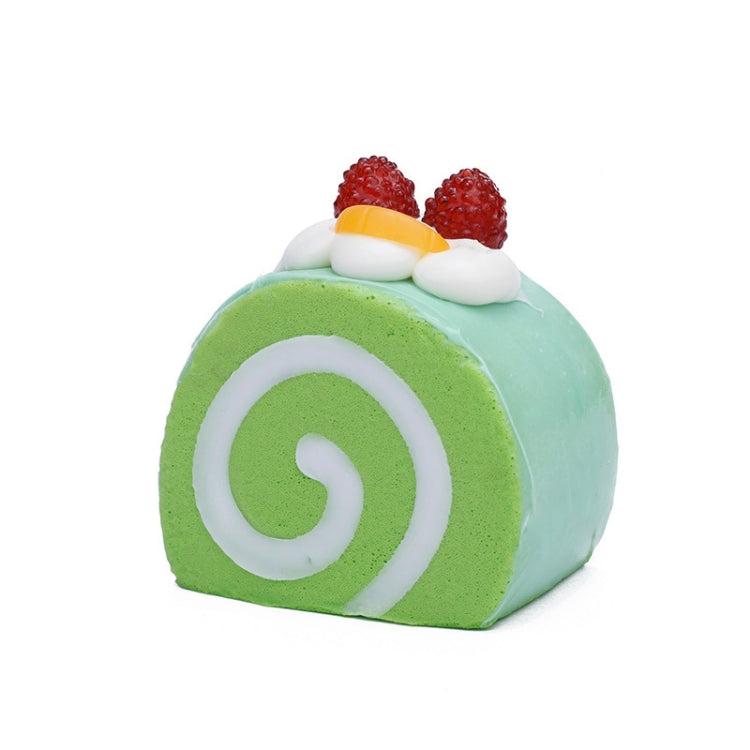 20 PCS Simulation Egg Roll Cake Refrigerator Sticker Photography Props Decoration