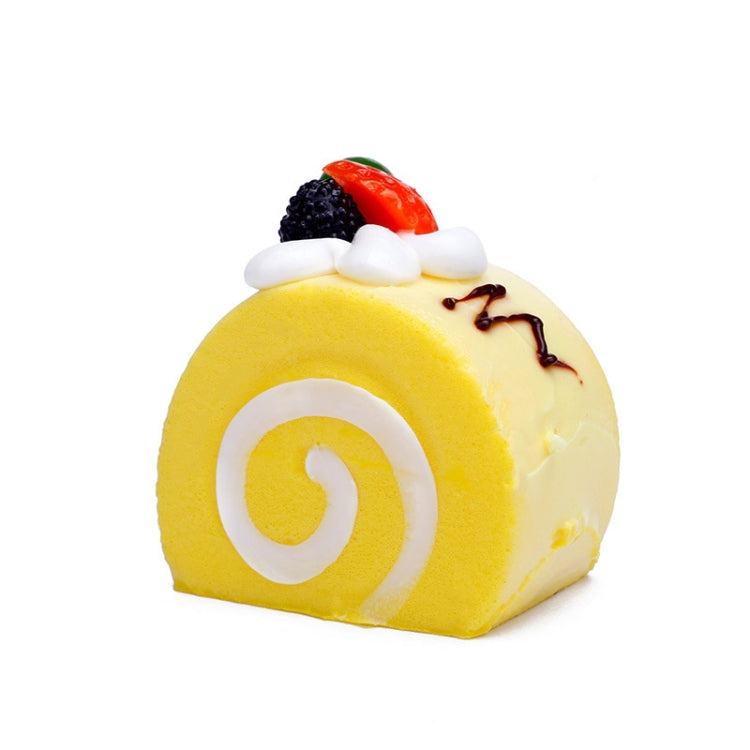 20 PCS Simulation Egg Roll Cake Refrigerator Sticker Photography Props Decoration