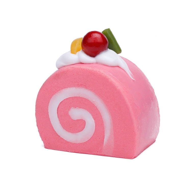 20 PCS Simulation Egg Roll Cake Refrigerator Sticker Photography Props Decoration