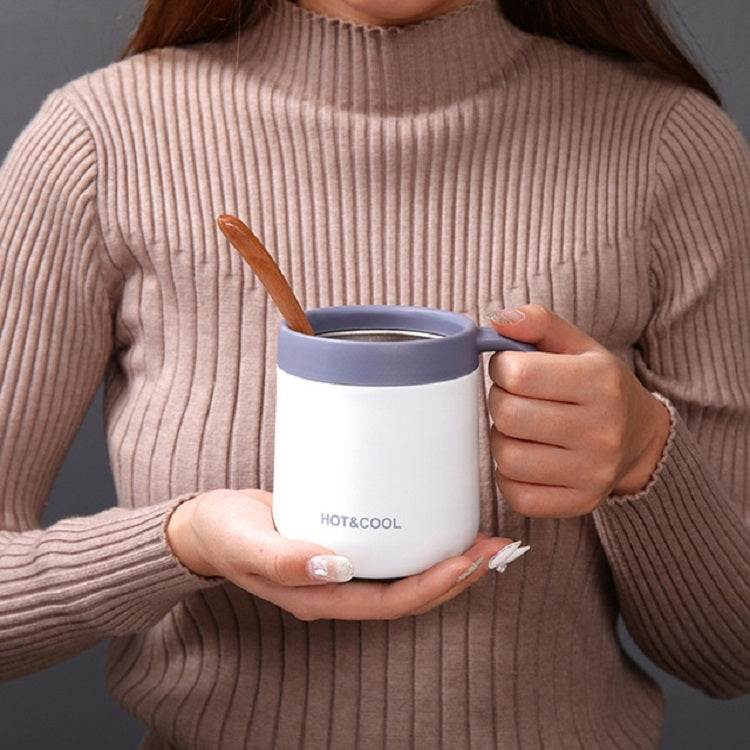 Round Bottom Flip Lid Office Cup Drinking Cup With Handle, Capacity: