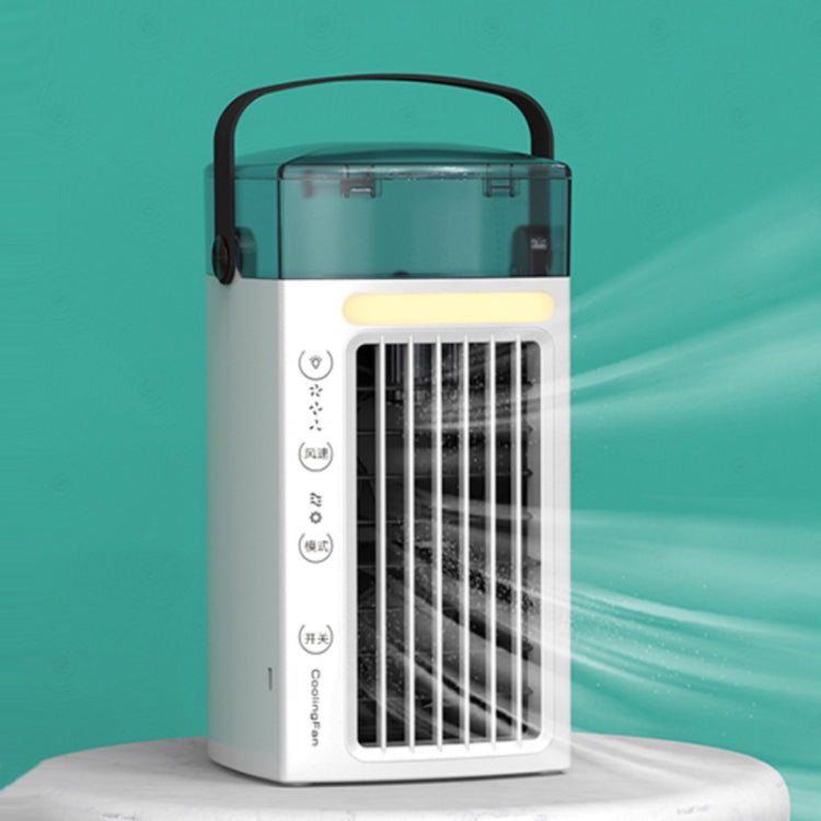 CF-002T 7W Mini Air Conditioning Fan USB Spray Fan With Colorful Light