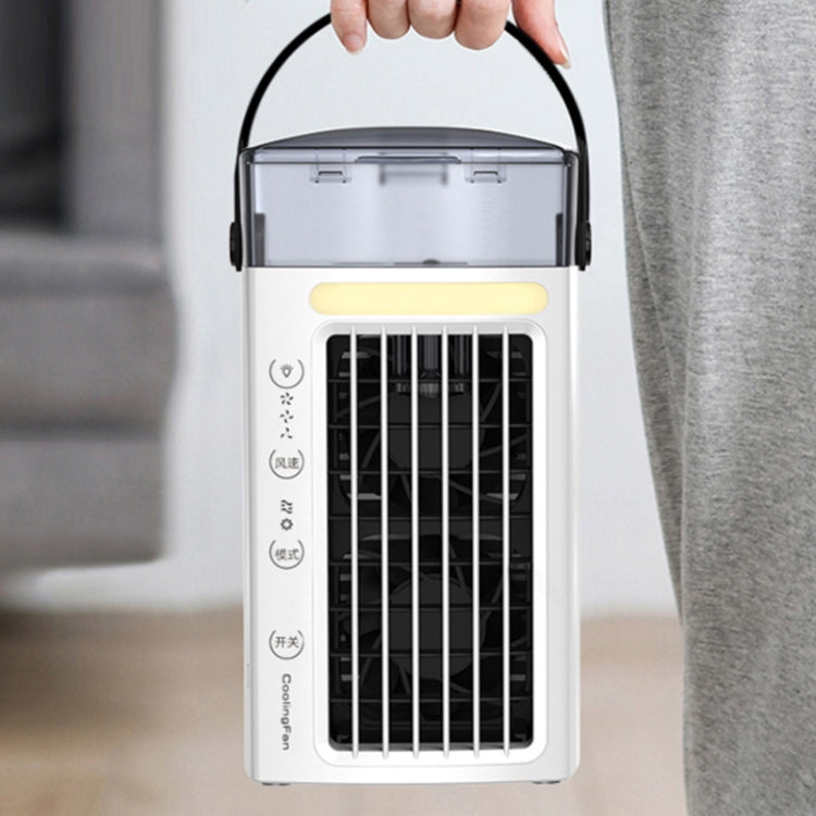CF-002T 7W Mini Air Conditioning Fan USB Spray Fan With Colorful Light