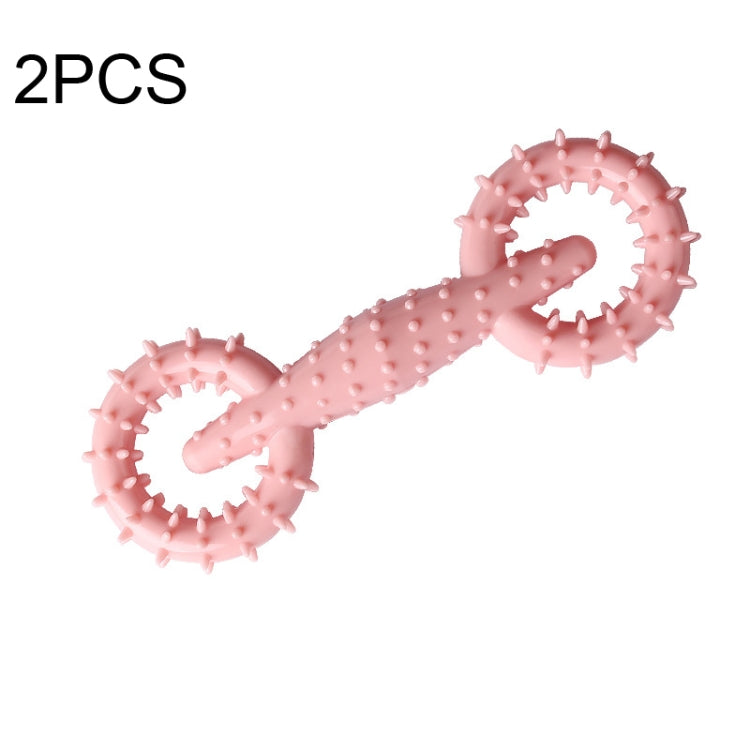 TPR Pet Pull Ring Molar Stick Toy Dog Chew Toy